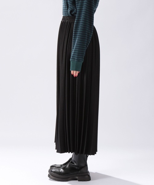 niko and...（ニコアンド）の「プリーツキープスカート（スカート・レディース・ライトグリーン/ブラック/ブラウン/ホワイト・MEDIUM/LARGE）」の15枚目の写真