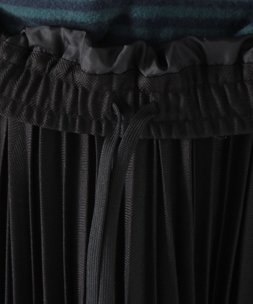 niko and...（ニコアンド）の「プリーツキープスカート（スカート・レディース・ライトグリーン/ブラック/ブラウン/ホワイト・MEDIUM/LARGE）」の20枚目の写真