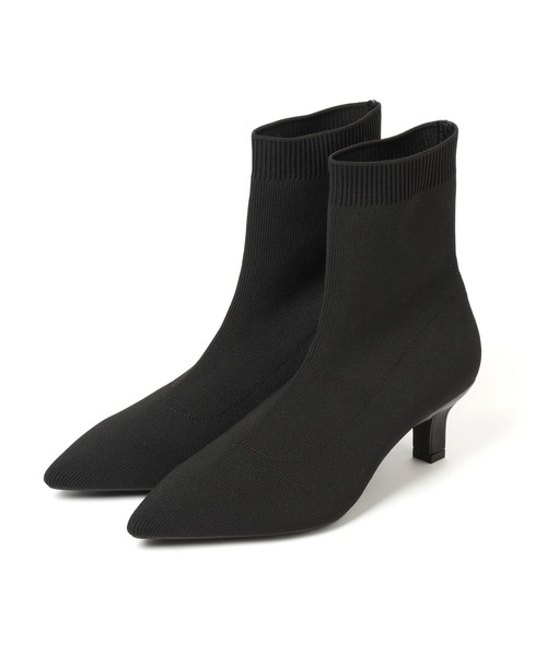 LOWRYS FARM（ローリーズファーム）の「ソックスヒールブーツ　175727（パンプス・レディース・ブラック系その他/ブラック・MEDIUM/LARGE）」の3枚目の写真