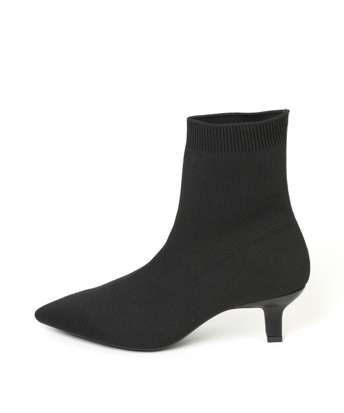 LOWRYS FARM（ローリーズファーム）の「ソックスヒールブーツ　175727（パンプス・レディース・ブラック系その他/ブラック・MEDIUM/LARGE）」の5枚目の写真