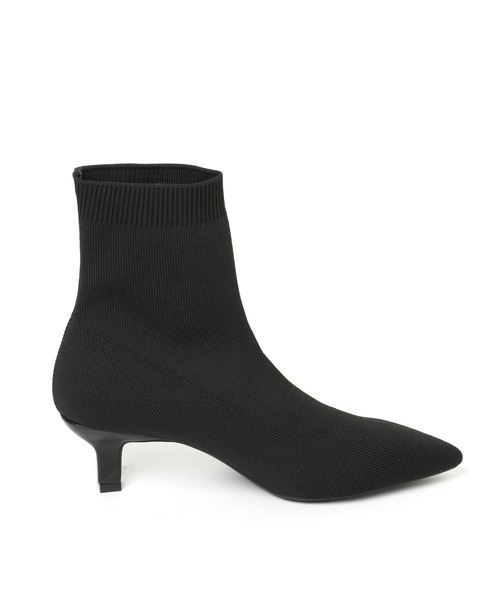 LOWRYS FARM（ローリーズファーム）の「ソックスヒールブーツ　175727（パンプス・レディース・ブラック系その他/ブラック・MEDIUM/LARGE）」の6枚目の写真