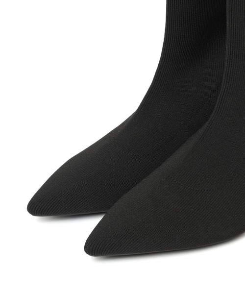 LOWRYS FARM（ローリーズファーム）の「ソックスヒールブーツ　175727（パンプス・レディース・ブラック系その他/ブラック・MEDIUM/LARGE）」の11枚目の写真