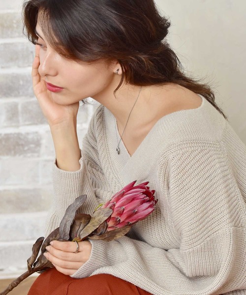 LHME（エルエイチエムイー）の「LHME プランプホースシューネックレス/サージカルステンレス316L（金属アレルギー対応）（ネックレス・レディース・シルバー/イエローゴールド・45cm）」の8枚目の写真