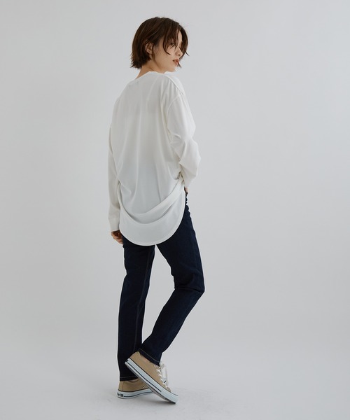 Jayro(ジャイロ)の「【魔法のスキニー】ストレッチデニムパンツ(デニムパンツ・レディース・ネイビー/ブルー・M/L)」の19枚目の写真
