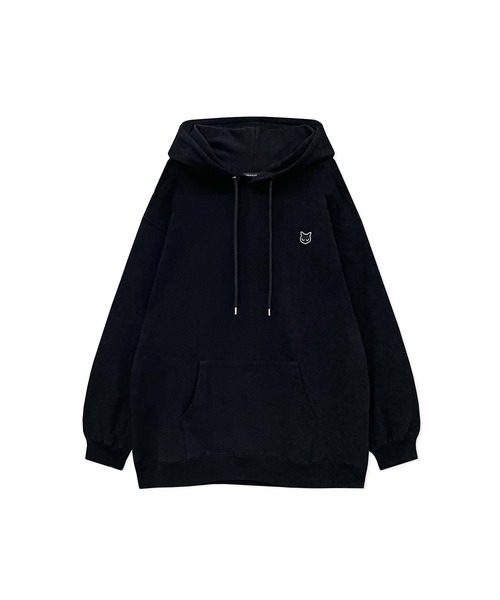 ANDGEEBEE（アンジービー）の「UNISEX キャットプルパーカー（パーカー・レディース・ブラック・X-LARGE）」の7枚目の写真