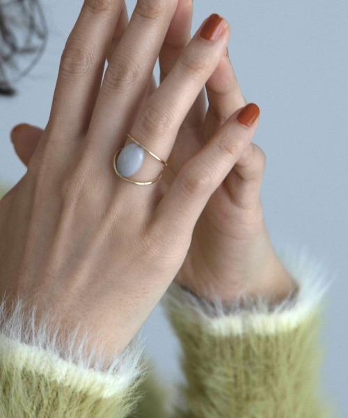 marjour(マージュール)の「GEMSTONE RING(リング・レディース・ブルー系/ピンク系・FREE)」の2枚目の写真