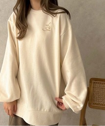 apres jour clair | 【apres jour clair】ワンポイント刺繍スウェット【ZOZOTOWN限定アイテム】(スウェット)