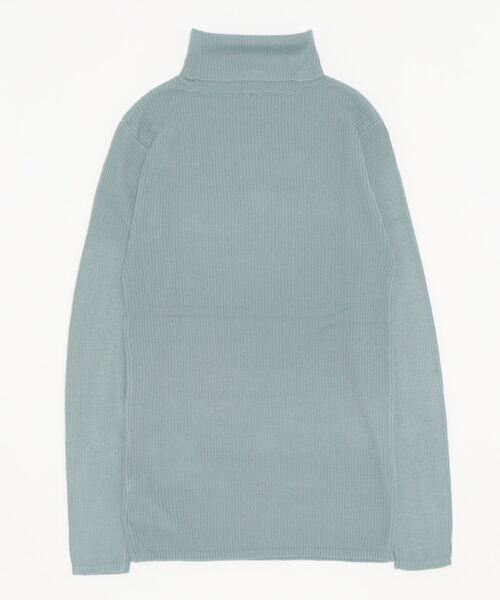 Samansa Mos2(サマンサ モスモス)の「【マシンウォッシャブル】リブタートルネックニット(ニット/セーター・レディース・パープル/オフホワイト/ブルー/チャコール・フリ-)」の5枚目の写真