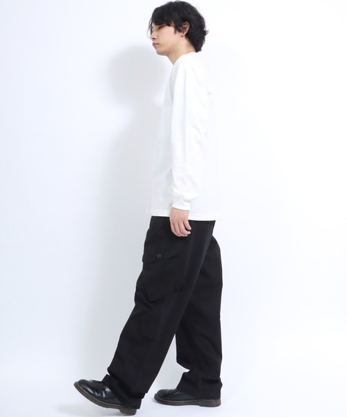 MARUKAWA(マルカワ)の「MRU/エムアールユー ツイル 8ポケット ワイドカーゴパンツ 大きいサイズ(2L,3L,4L,5L)(カーゴパンツ・メンズ・カーキ/ブラック/ベージュ・5L/2L/3L/4L)」の20枚目の写真