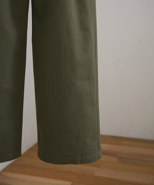 EMMA CLOTHES(エマクローズ)の「タックワイドシルエットグルカチノパンツ EMMA CLOTHES(チノパンツ・メンズ・ベージュ/ネイビー/ブラック/カーキ・S/M/L)」の15枚目の写真