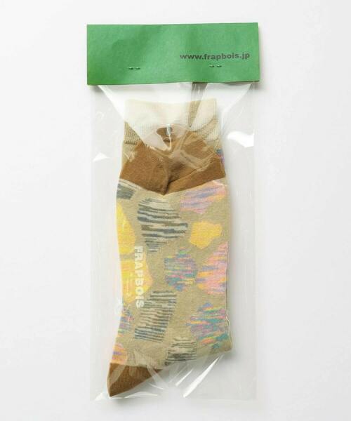 FRAPBOIS（フラボア）の「モザイクソックス（ソックス/靴下・レディース・ベージュ/パープル/ブラック・FREE）」の4枚目の写真