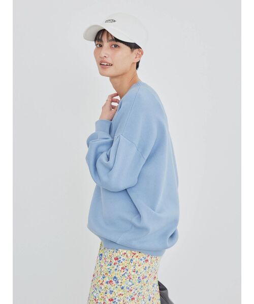 AMERICAN HOLIC（アメリカンホリック）の「袖タックニットプルオーバー（ニット/セーター・レディース・グリーン/イエロー/オフホワイト/サックスブルー・M/L）」の9枚目の写真