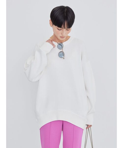 AMERICAN HOLIC（アメリカンホリック）の「袖タックニットプルオーバー（ニット/セーター・レディース・グリーン/イエロー/オフホワイト/サックスブルー・M/L）」の18枚目の写真