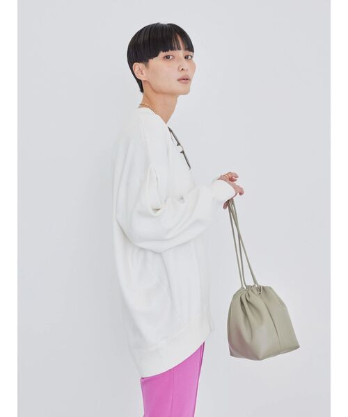 AMERICAN HOLIC（アメリカンホリック）の「袖タックニットプルオーバー（ニット/セーター・レディース・グリーン/イエロー/オフホワイト/サックスブルー・M/L）」の19枚目の写真