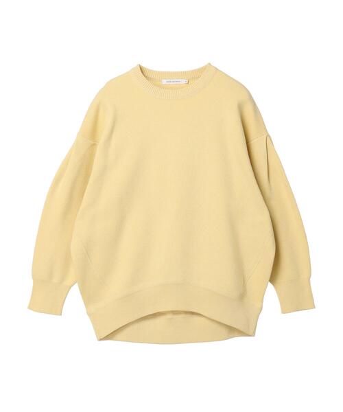 AMERICAN HOLIC（アメリカンホリック）の「袖タックニットプルオーバー（ニット/セーター・レディース・グリーン/イエロー/オフホワイト/サックスブルー・M/L）」の6枚目の写真