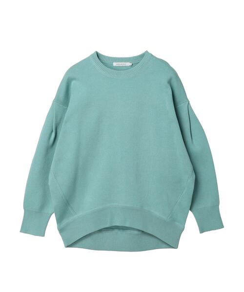 AMERICAN HOLIC（アメリカンホリック）の「袖タックニットプルオーバー（ニット/セーター・レディース・グリーン/イエロー/オフホワイト/サックスブルー・M/L）」の7枚目の写真