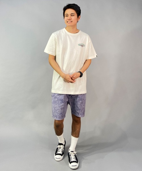 BILLABONG(ビラボン)の「BILLABONG/ビラボン 90S ARCH ブランドロゴ バックプリントTシャツ/半袖Tシャツ BD011-207(Tシャツ/カットソー・メンズ・オレンジ/ホワイト×ブルー/パープル・M/XL/L)」の9枚目の写真