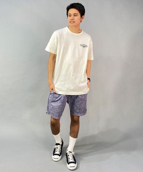 BILLABONG(ビラボン)の「BILLABONG/ビラボン 90S ARCH ブランドロゴ バックプリントTシャツ/半袖Tシャツ BD011-207(Tシャツ/カットソー・メンズ・オレンジ/ホワイト×ブルー/パープル・M/XL/L)」の10枚目の写真