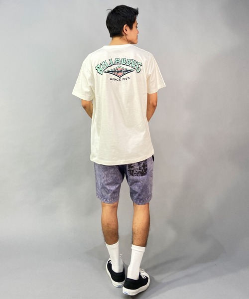 BILLABONG(ビラボン)の「BILLABONG/ビラボン 90S ARCH ブランドロゴ バックプリントTシャツ/半袖Tシャツ BD011-207(Tシャツ/カットソー・メンズ・オレンジ/ホワイト×ブルー/パープル・M/XL/L)」の11枚目の写真