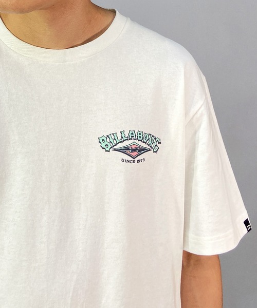 BILLABONG(ビラボン)の「BILLABONG/ビラボン 90S ARCH ブランドロゴ バックプリントTシャツ/半袖Tシャツ BD011-207(Tシャツ/カットソー・メンズ・オレンジ/ホワイト×ブルー/パープル・M/XL/L)」の5枚目の写真