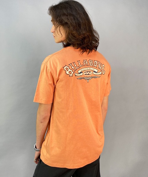BILLABONG(ビラボン)の「BILLABONG/ビラボン 90S ARCH ブランドロゴ バックプリントTシャツ/半袖Tシャツ BD011-207(Tシャツ/カットソー・メンズ・オレンジ/ホワイト×ブルー/パープル・M/XL/L)」の21枚目の写真