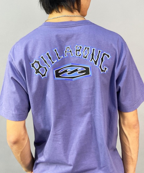 BILLABONG(ビラボン)の「BILLABONG/ビラボン 90S ARCH ブランドロゴ バックプリントTシャツ/半袖Tシャツ BD011-207(Tシャツ/カットソー・メンズ・オレンジ/ホワイト×ブルー/パープル・M/XL/L)」の15枚目の写真