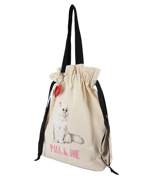PAUL&JOE(ポールアンドジョー)の「PAUL & JOE ACCESSOIRES (ポール&ジョーアクセソワ) トートバッグ キャンバス・フォトプリント PJA-B823 ポールアンドジョー(トートバッグ・レディース・ブラック/アイボリー・FREE)」の11枚目の写真