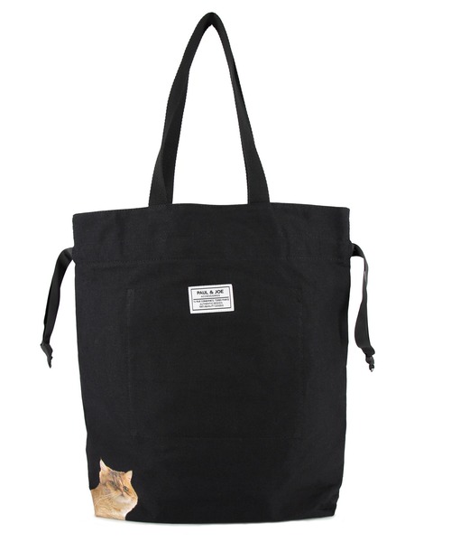 PAUL&JOE(ポールアンドジョー)の「PAUL & JOE ACCESSOIRES (ポール&ジョーアクセソワ) トートバッグ キャンバス・フォトプリント PJA-B823 ポールアンドジョー(トートバッグ・レディース・ブラック/アイボリー・FREE)」の14枚目の写真