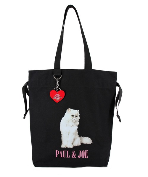 PAUL&JOE(ポールアンドジョー)の「PAUL & JOE ACCESSOIRES (ポール&ジョーアクセソワ) トートバッグ キャンバス・フォトプリント PJA-B823 ポールアンドジョー(トートバッグ・レディース・ブラック/アイボリー・FREE)」の13枚目の写真