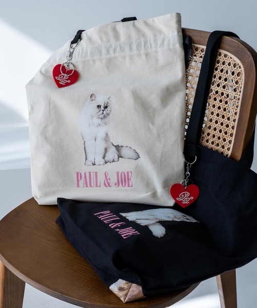 PAUL&JOE(ポールアンドジョー)の「PAUL & JOE ACCESSOIRES (ポール&ジョーアクセソワ) トートバッグ キャンバス・フォトプリント PJA-B823 ポールアンドジョー(トートバッグ・レディース・ブラック/アイボリー・FREE)」の21枚目の写真