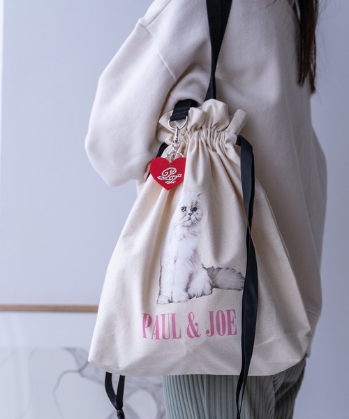 PAUL&JOE(ポールアンドジョー)の「PAUL & JOE ACCESSOIRES (ポール&ジョーアクセソワ) トートバッグ キャンバス・フォトプリント PJA-B823 ポールアンドジョー(トートバッグ・レディース・ブラック/アイボリー・FREE)」の16枚目の写真
