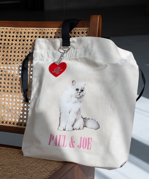 PAUL&JOE(ポールアンドジョー)の「PAUL & JOE ACCESSOIRES (ポール&ジョーアクセソワ) トートバッグ キャンバス・フォトプリント PJA-B823 ポールアンドジョー(トートバッグ・レディース・ブラック/アイボリー・FREE)」の20枚目の写真