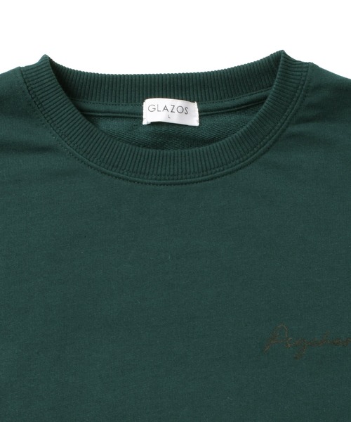 GLAZOS（グラソス）の「ミニ裏毛・袖裾レイヤードTシャツ（Tシャツ/カットソー・キッズ・グリーン/ブラック/ホワイト・140cm/160cm/170cm/150cm）」の15枚目の写真