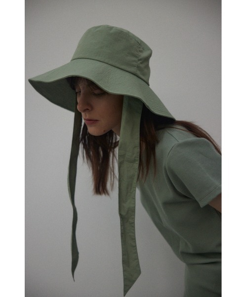 BLACK BY MOUSSY（ブラックバイマウジー）の「wide brim hat（ワイドブリムハット）（ハット・レディース・ブラック/カーキ・FREE）」の15枚目の写真