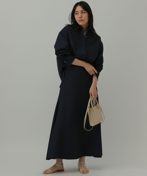 Chaos（カオス）の「Chaos(カオス)/セイロッテフレアスカート（スカート・レディース・ベージュ/ネイビー・36inch/38inch）」の12枚目の写真