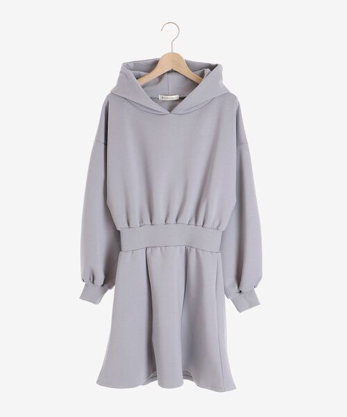 MAJESTIC LEGON（マジェスティックレゴン）の「フードスウェットフレアーワンピース（ワンピース・レディース・ブラック/ブルー/アイボリー・MEDIUM）」の21枚目の写真