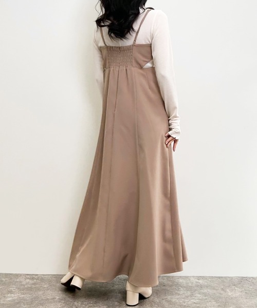 INGNI(イング)の「サイドカッティングフレアキャミワンピース(ワンピース・レディース・モカ/ブラック・M)」の12枚目の写真