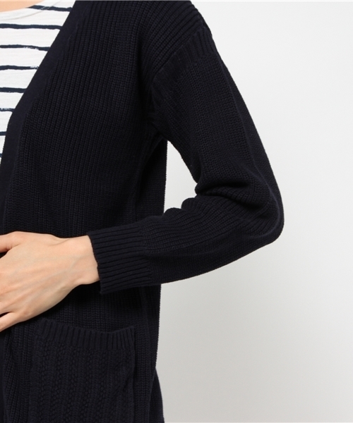 CIAOPANIC TYPY(チャオパニックティピー)の「ロングニットカーディガン(カーディガン/ボレロ・レディース・オフホワイト/グレー/ネイビー・FREE)」の8枚目の写真