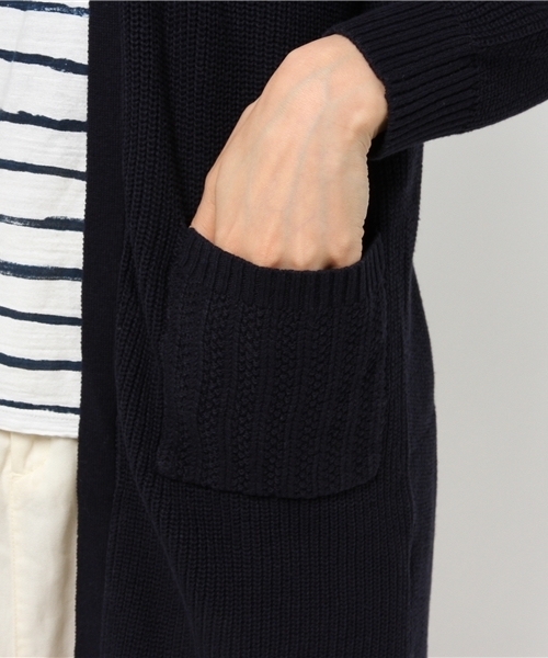 CIAOPANIC TYPY(チャオパニックティピー)の「ロングニットカーディガン(カーディガン/ボレロ・レディース・オフホワイト/グレー/ネイビー・FREE)」の9枚目の写真