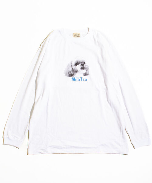 GLOSTER(グロスター)の「《WEB限定サイズあり》《23SS新柄追加!!》【GLOSTER/グロスター】DOG&CAT 犬猫プリントロンT(Tシャツ/カットソー・メンズ・ホワイト系その他/ホワイト系その他2/ホワイト系その他3/ホワイト系その他4/ホワイト系その他5/ホワイト系その他6・S/M/L/XL)」の4枚目の写真