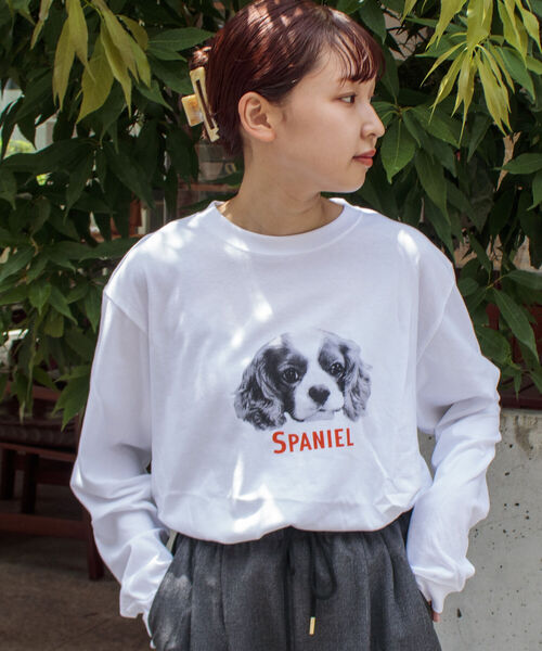 GLOSTER(グロスター)の「《WEB限定サイズあり》《23SS新柄追加!!》【GLOSTER/グロスター】DOG&CAT 犬猫プリントロンT(Tシャツ/カットソー・メンズ・ホワイト系その他/ホワイト系その他2/ホワイト系その他3/ホワイト系その他4/ホワイト系その他5/ホワイト系その他6・S/M/L/XL)」の14枚目の写真
