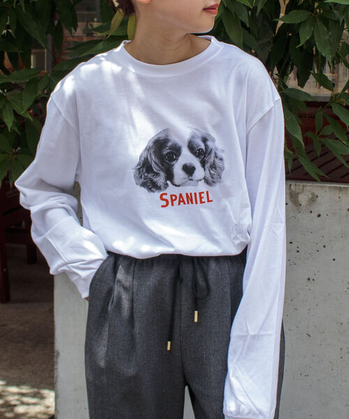 GLOSTER(グロスター)の「《WEB限定サイズあり》《23SS新柄追加!!》【GLOSTER/グロスター】DOG&CAT 犬猫プリントロンT(Tシャツ/カットソー・メンズ・ホワイト系その他/ホワイト系その他2/ホワイト系その他3/ホワイト系その他4/ホワイト系その他5/ホワイト系その他6・S/M/L/XL)」の16枚目の写真