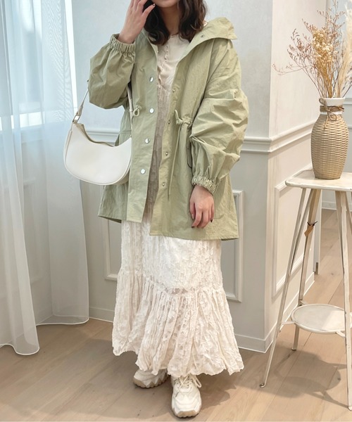 apres jour（アプレジュール）の「シアージャガードクリンクルキャミワンピース【ZOZOTOWN限定アイテム】（ワンピース・レディース・ピンク/アイボリー/ブラック/サックスブルー・X-LARGE/フリー）」の5枚目の写真