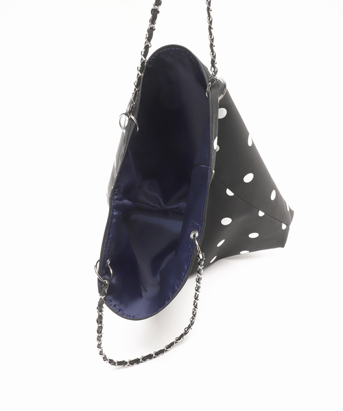 La TOTALITE(ラトータリテ)の「《追加》ドットトートBAG(トートバッグ・レディース・ネイビー/ブラック系その他/ブラック/ダークブルー・FREE)」の21枚目の写真