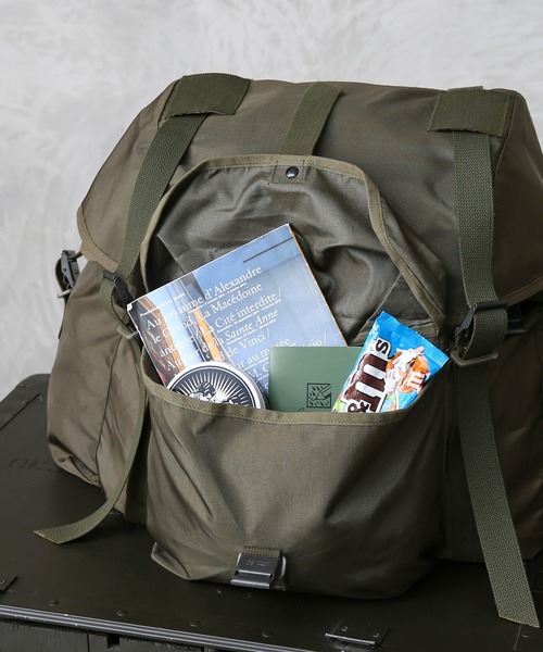 MILITARY(ミリタリー)の「実物 新品 デッドストック オーストリア軍 WATER REPELLENT バックパック(バックパック/リュック・メンズ・オリーブ・ONE SIZE)」の9枚目の写真