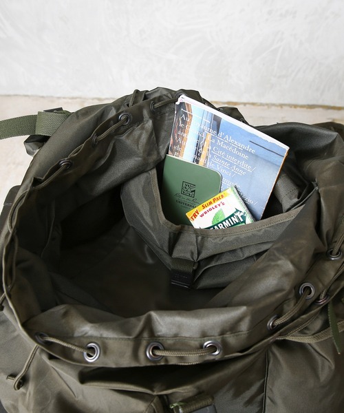 MILITARY(ミリタリー)の「実物 新品 デッドストック オーストリア軍 WATER REPELLENT バックパック(バックパック/リュック・メンズ・オリーブ・ONE SIZE)」の18枚目の写真