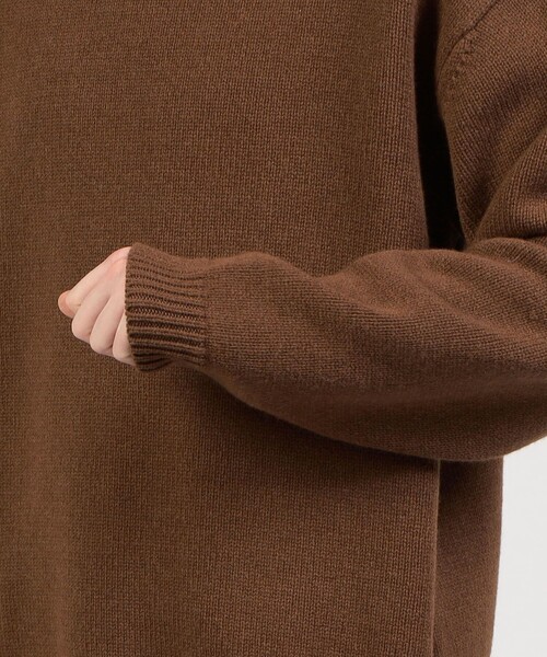 STUDIO NICHOLSON(スタジオニコルソン)の「■STUDIO NICHOLSON GUERNSEY JUMPER ウール プルオーバー(ニット/セーター・メンズ・ブラウン・S)」の7枚目の写真