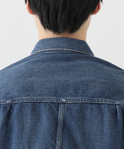 URU ウル デニム ジャケット スナップボタン インディゴ サイズ2 TRUCKER JACKET TYPE A（デニムジャケット）｜URU（ウル）の