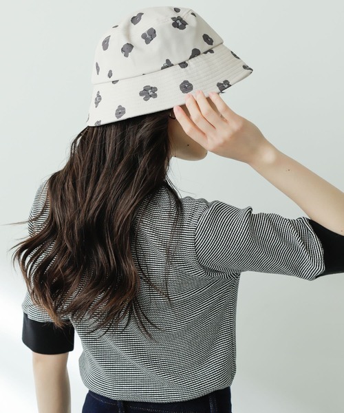 SENSE OF PLACE by URBAN RESEARCH（センスオブプレイスバイアーバンリサーチ）の「『ユニセックス』ボタニカルバケットハット（ハット・メンズ・ブルー/ライトベージュ/グリーン・ONE）」の8枚目の写真