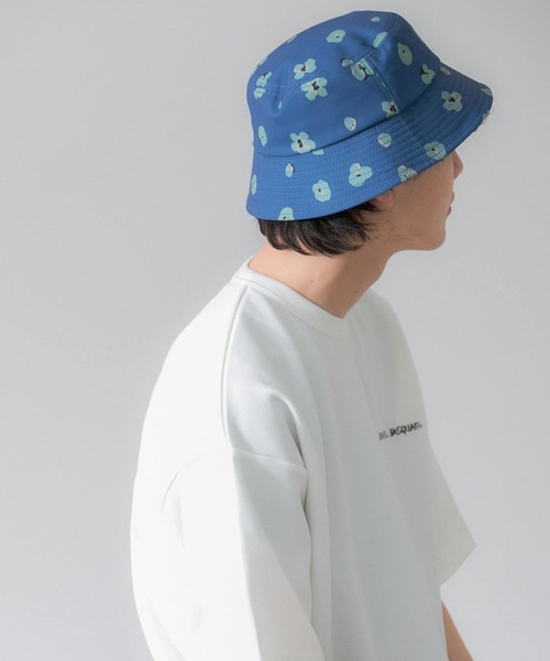 SENSE OF PLACE by URBAN RESEARCH（センスオブプレイスバイアーバンリサーチ）の「『ユニセックス』ボタニカルバケットハット（ハット・メンズ・ブルー/ライトベージュ/グリーン・ONE）」の11枚目の写真